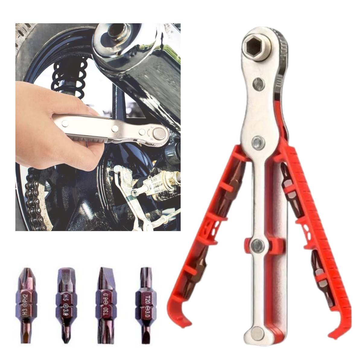 Miniatura 5 de Kit destornilladores trinquete Magnético